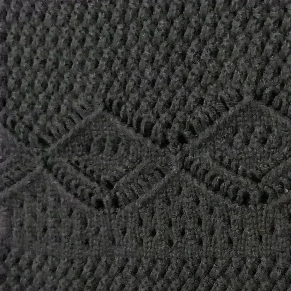 NWT House of Harlow 1960 Black 2 Piece Crochet Cropped Tank and‎ Midi Skirt Sz L - Picture 9 of 13